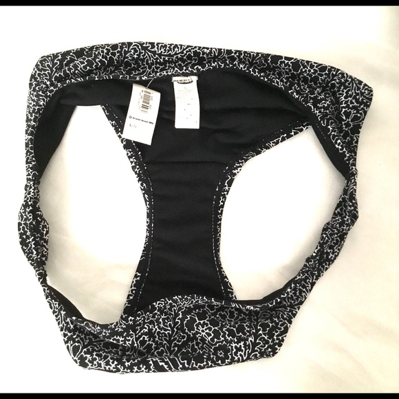 🖤Old Navy Black White Abstract Print Bikini Bottom - Picture 5 of 7